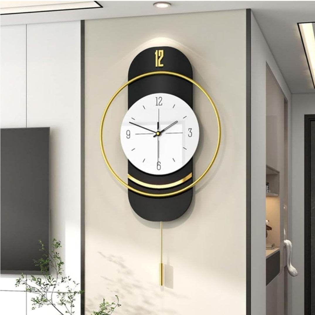 Metal Wall Clocks Black Classical Decorative Iron Home Decorative Clocks