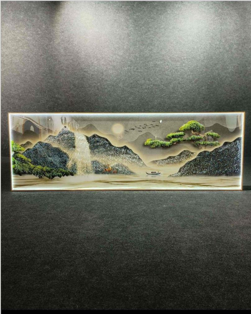 LED Crystal Wall Painting - Twilight Serenity