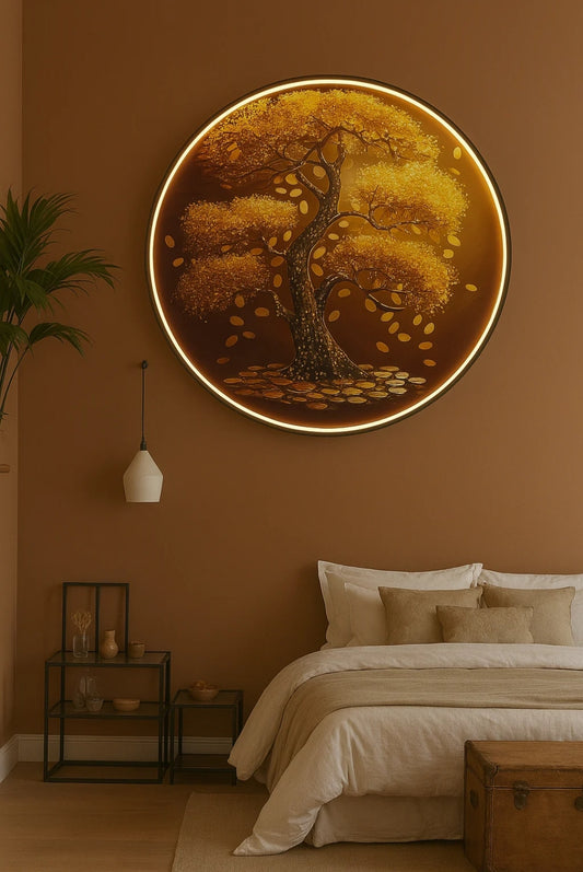 Golden Fall - Wall Painting