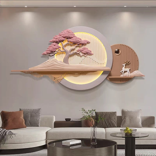 The Altruistic Deer – 3D Resin Wall Decor