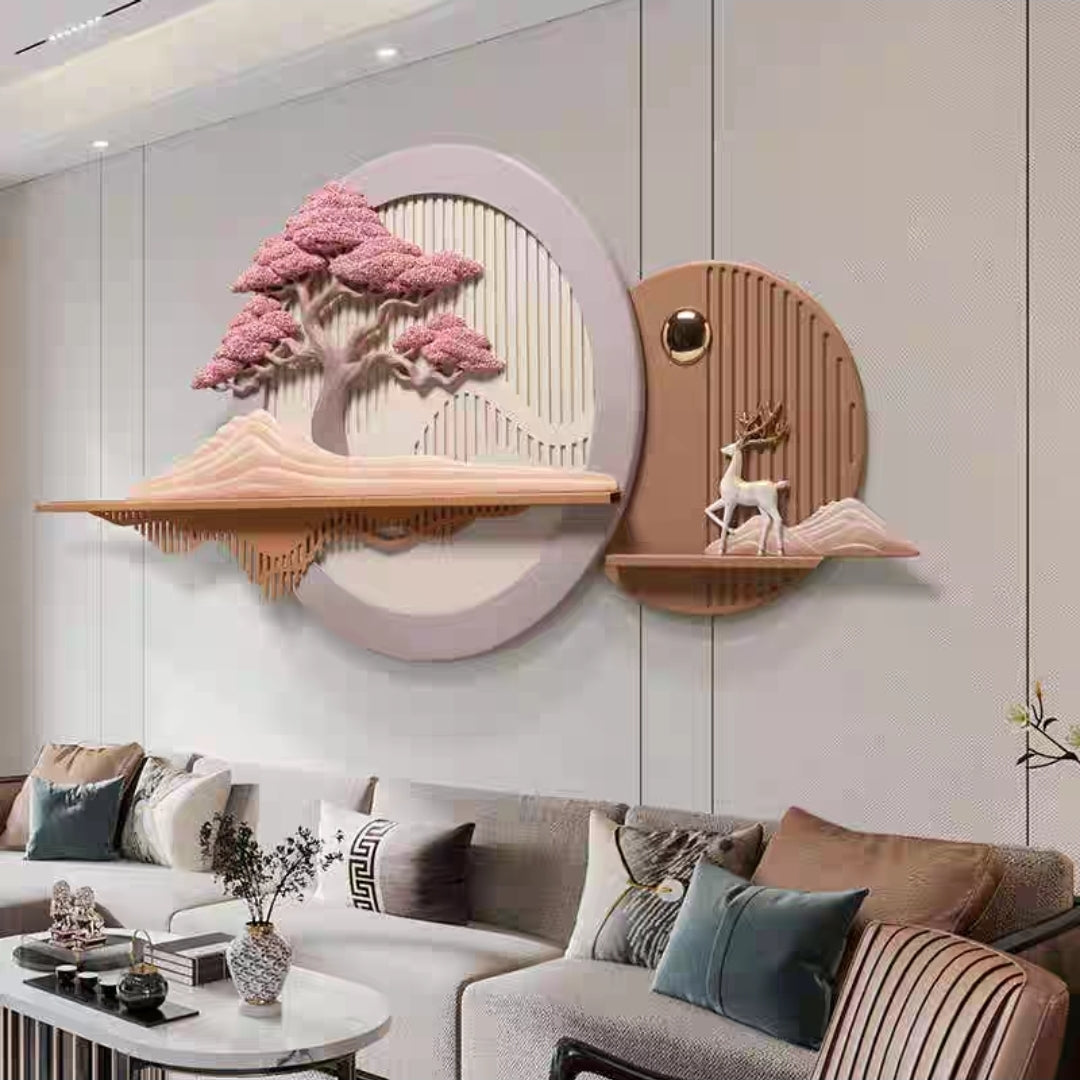 The Altruistic Deer – 3D Resin Wall Decor