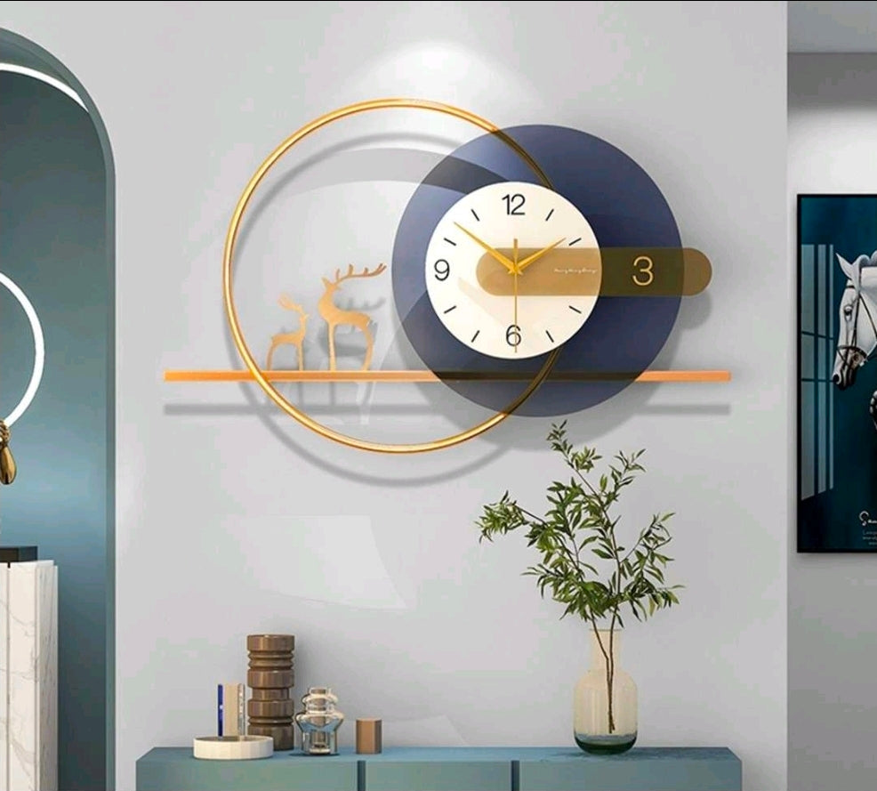 Metal wall clock