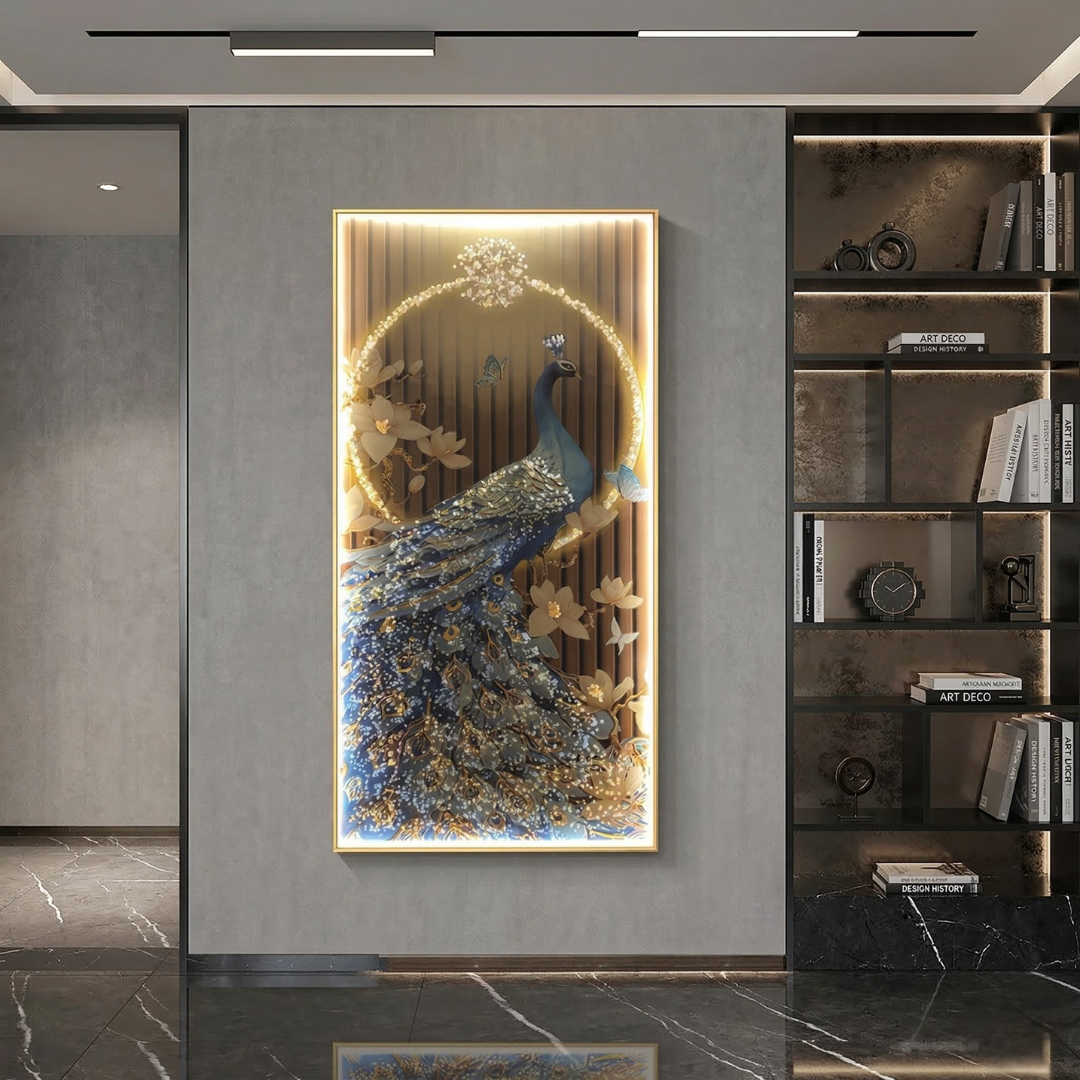 LED Crystal Wall Painting - Royal Bloom