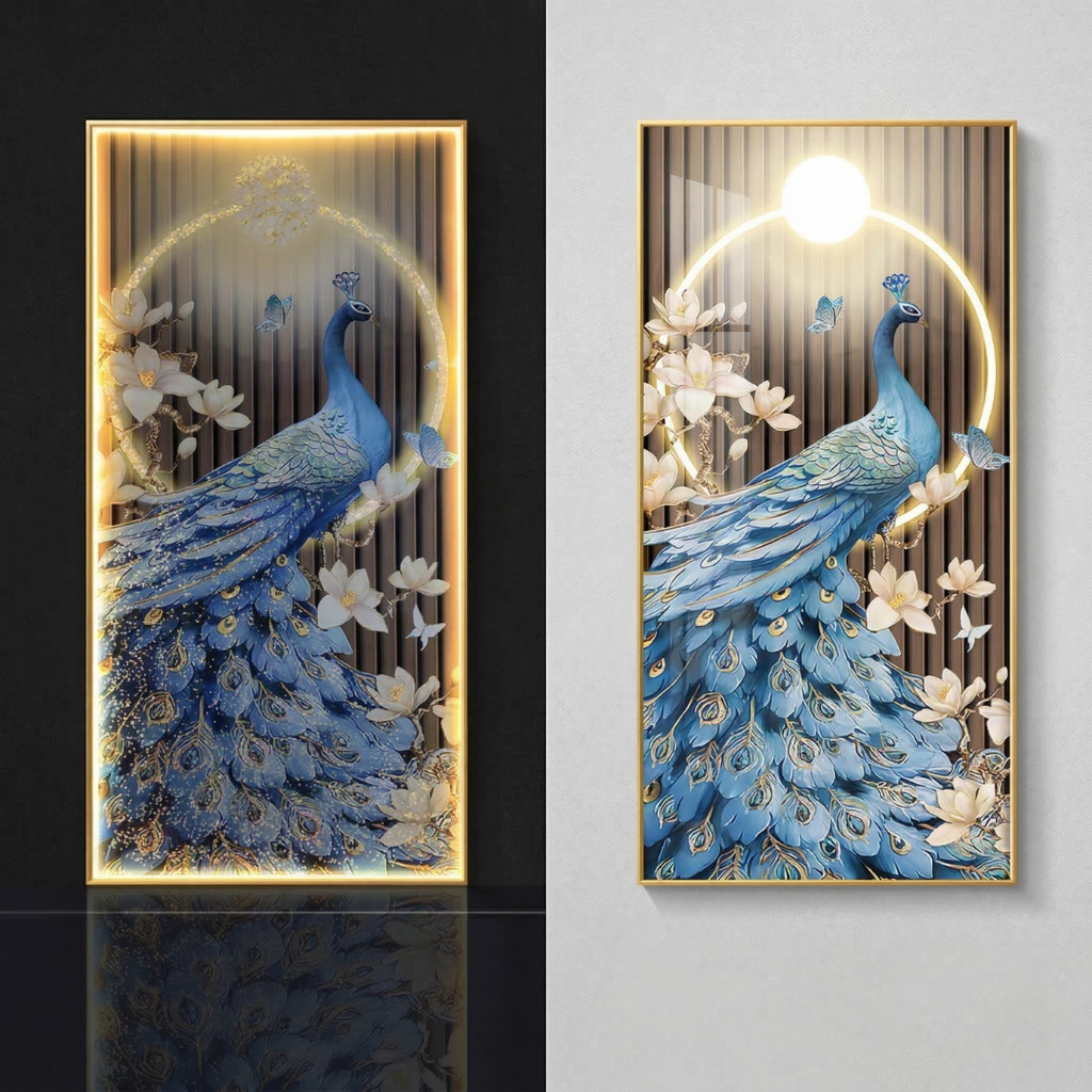 LED Crystal Wall Painting - Royal Bloom