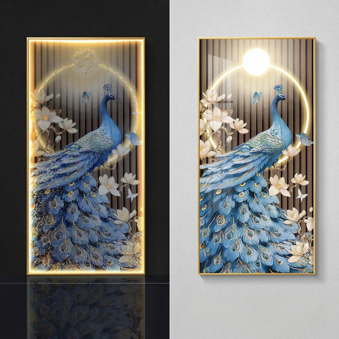 LED Crystal Wall Painting - Royal Bloom