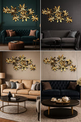 Golden Bloom Wall Art