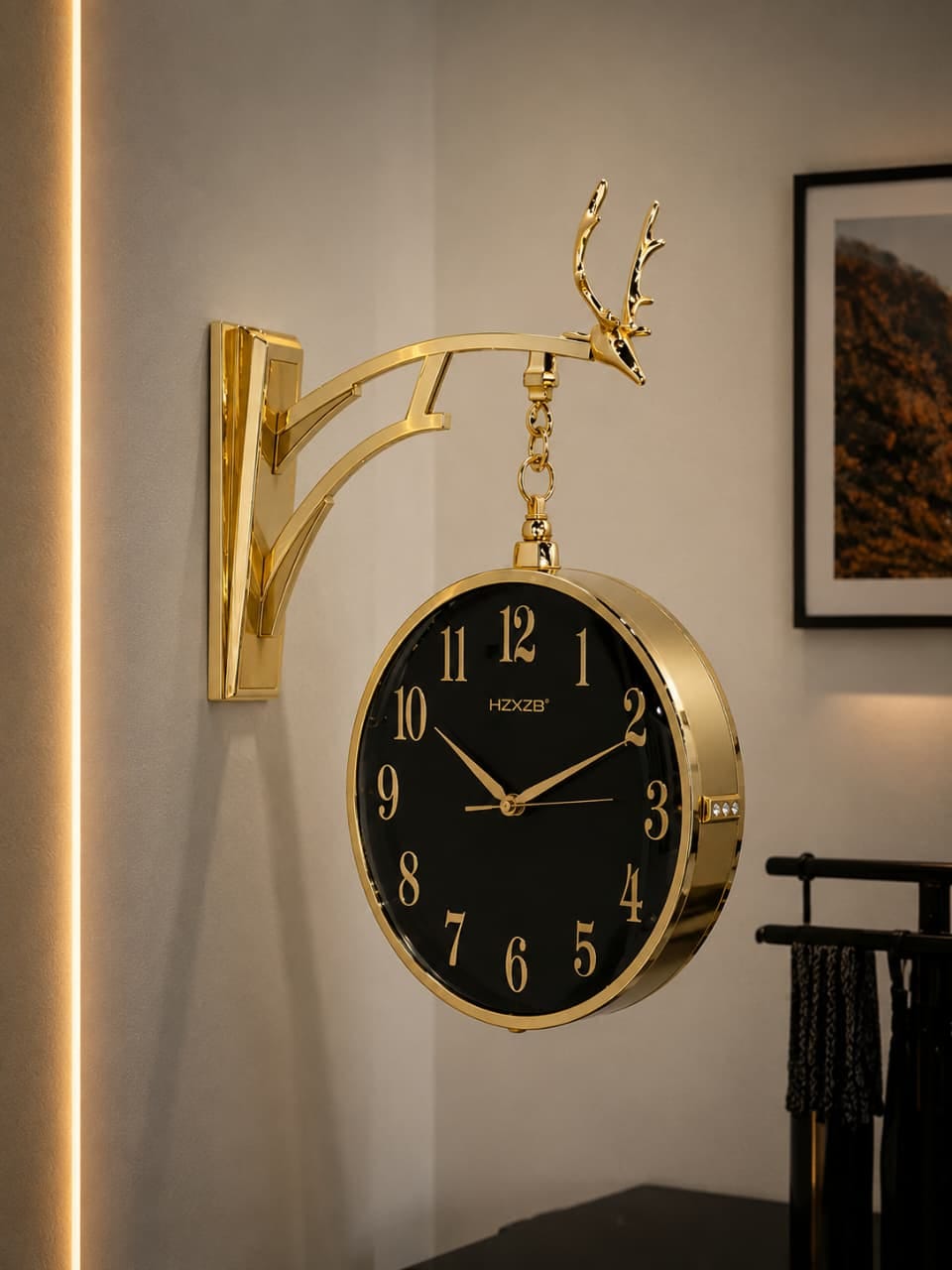 Imperial Deer Bracket Clock