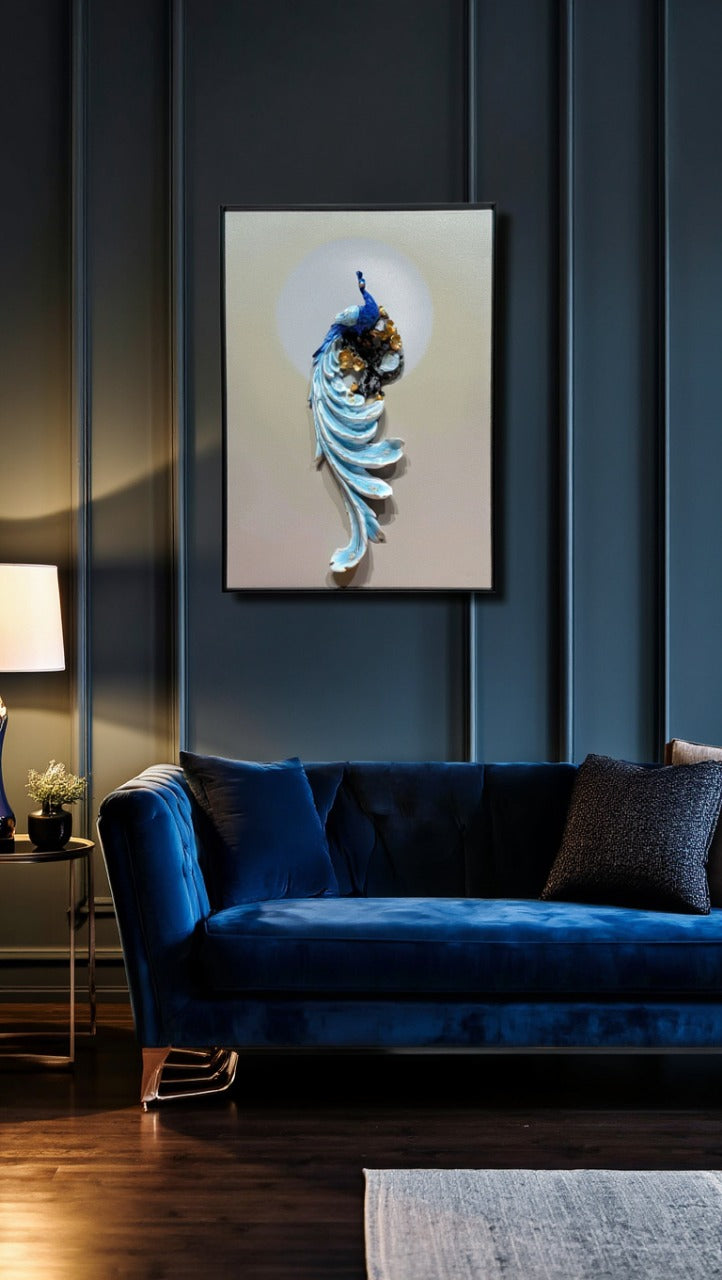 3D Imported Wall painting with metal framing