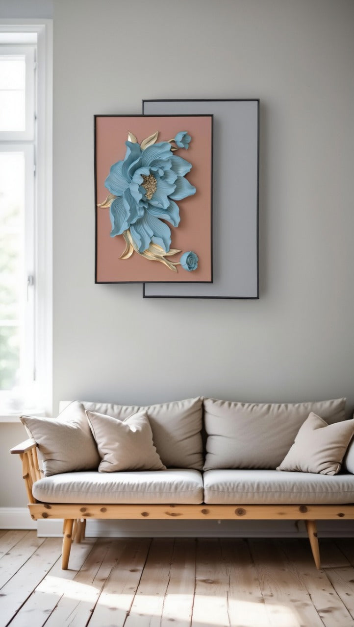 3D Imported Wall painting with metal framing