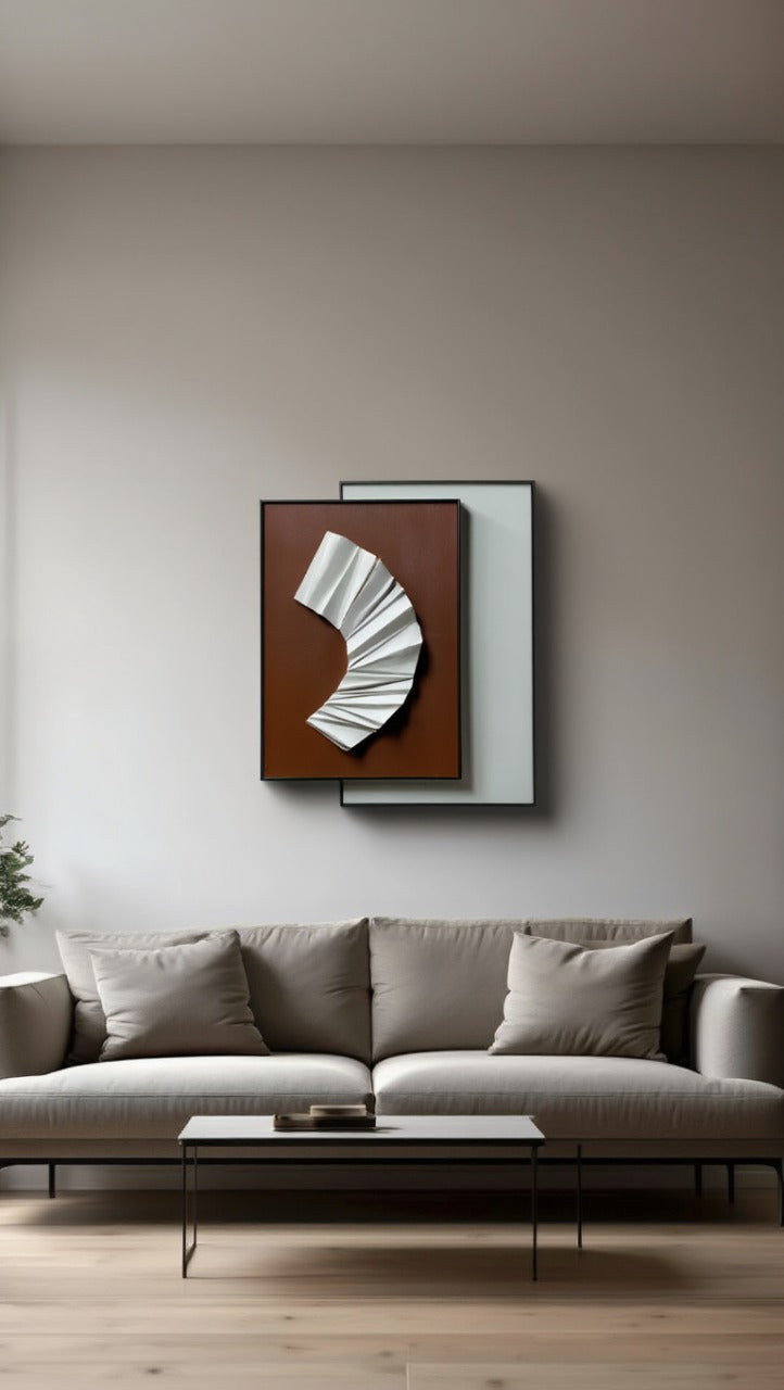 3D Imported Wall painting with metal framing