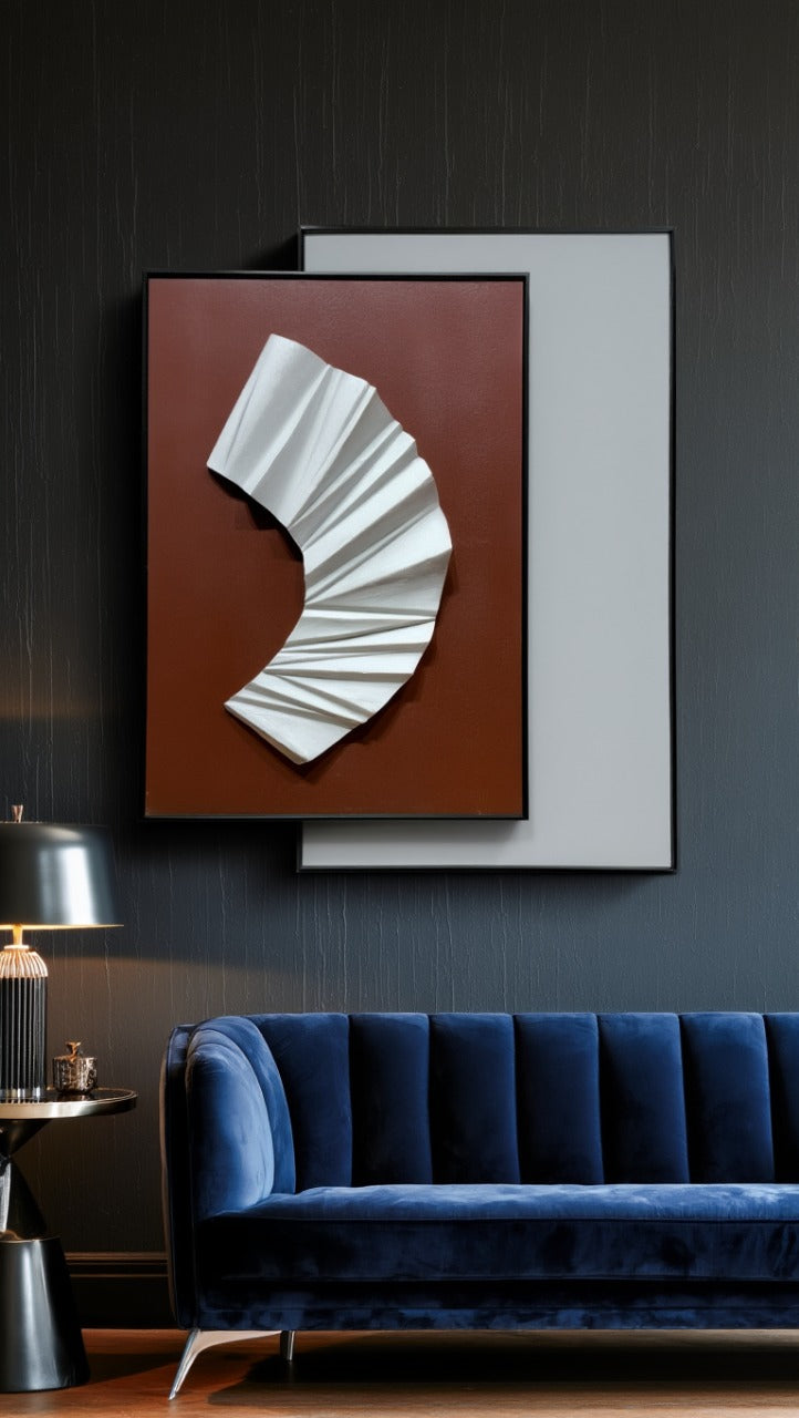 3D Imported Wall painting with metal framing