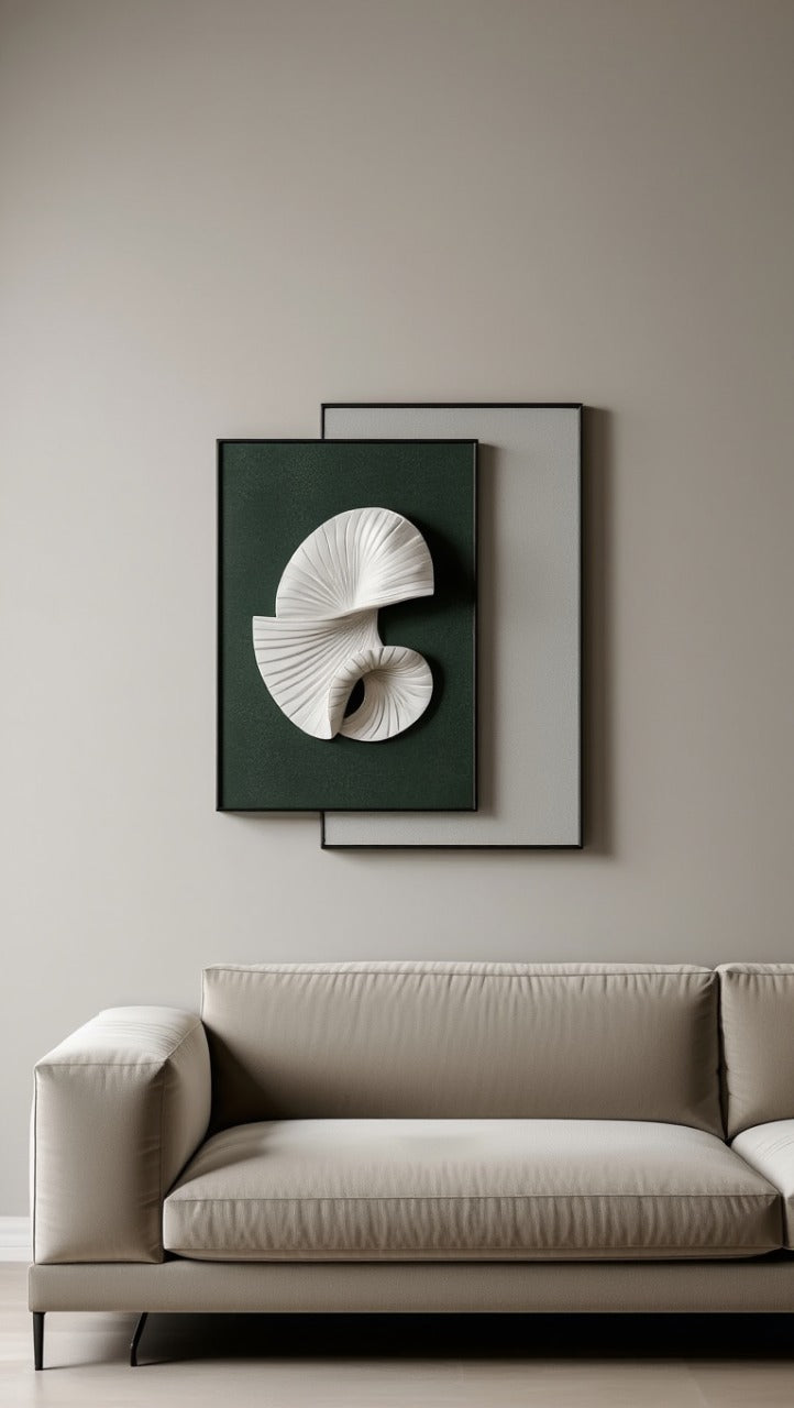 3D Imported Wall painting with metal framing