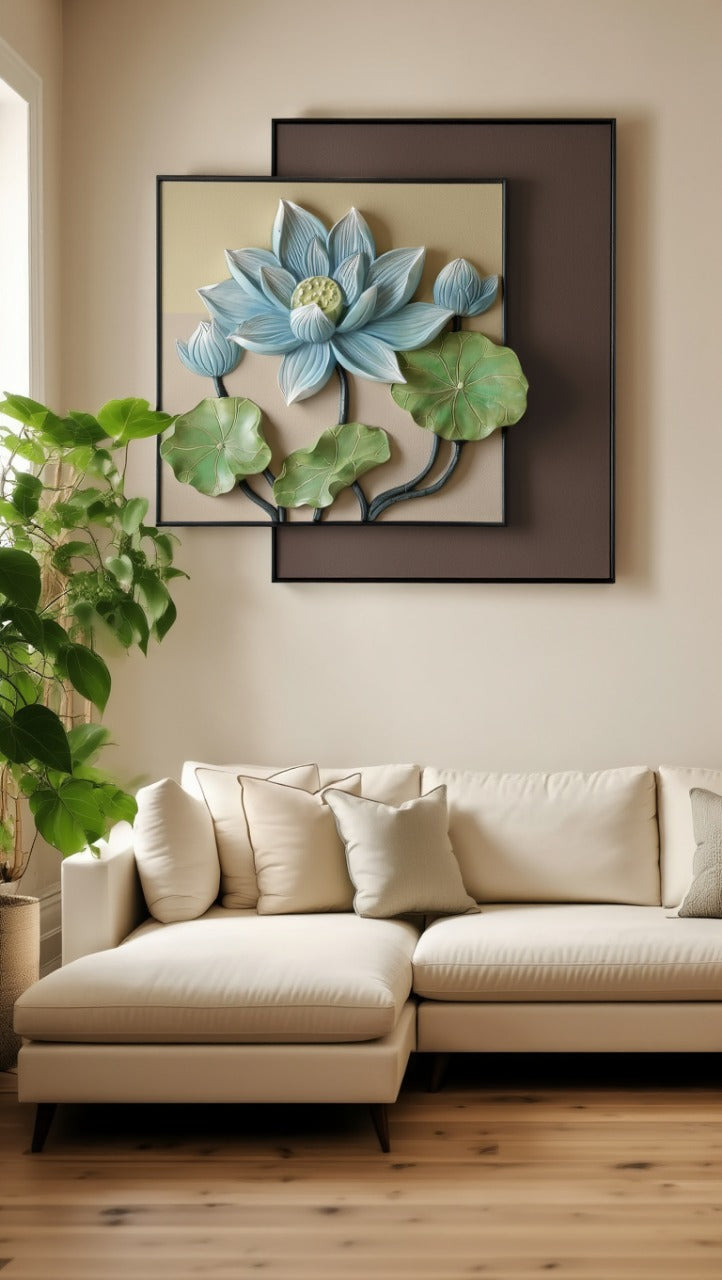 3D Imported Wall painting with metal framing