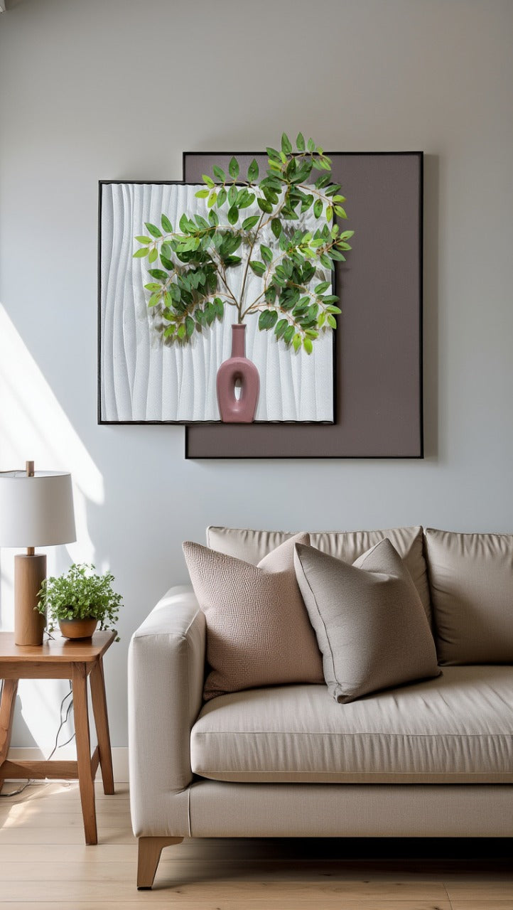 3D Imported Wall painting with metal framing