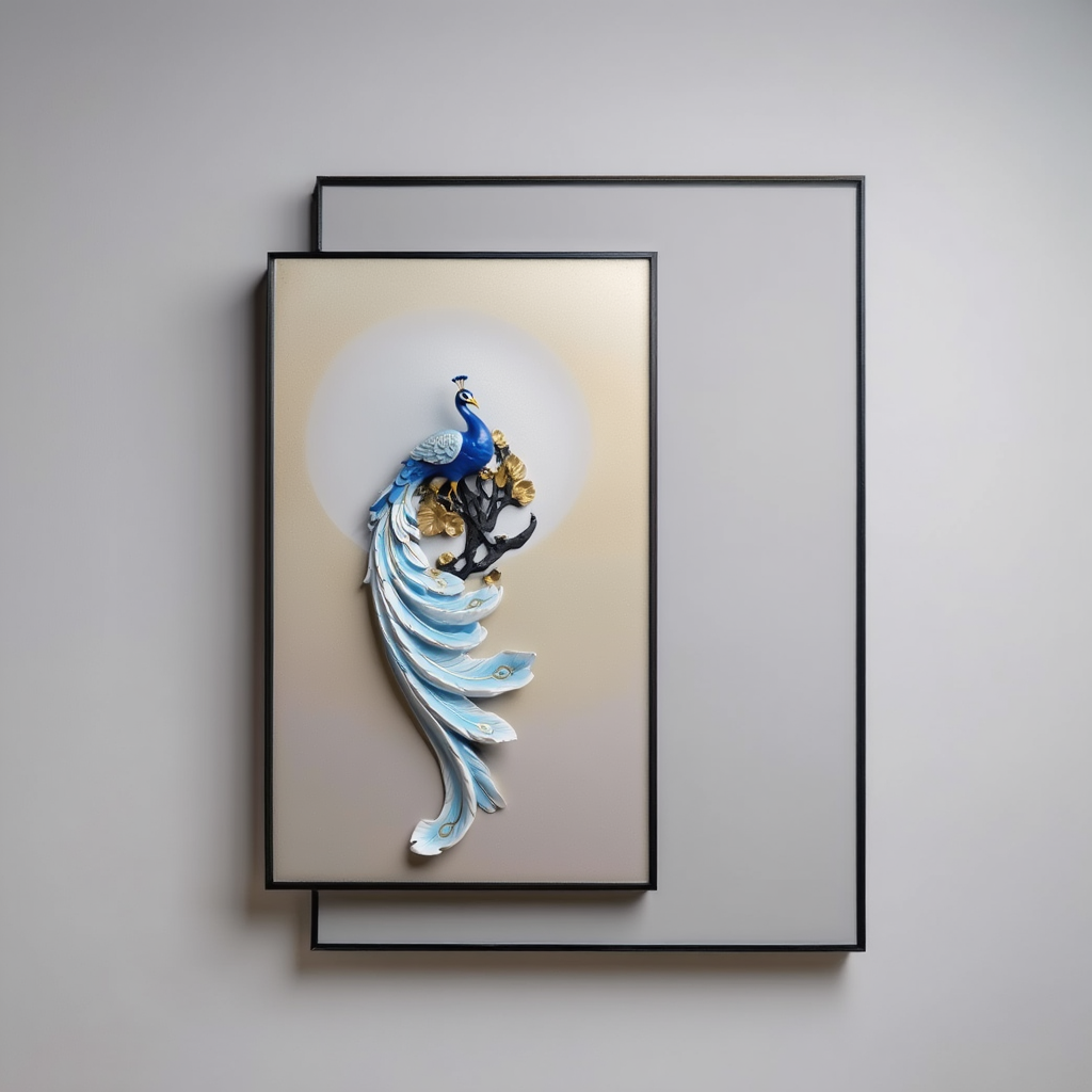 3D Imported Wall painting with metal framing