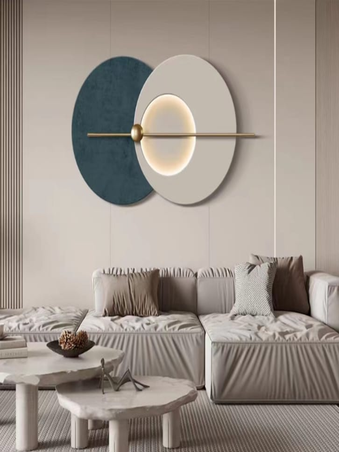 LED Metal Art Orbital Glow