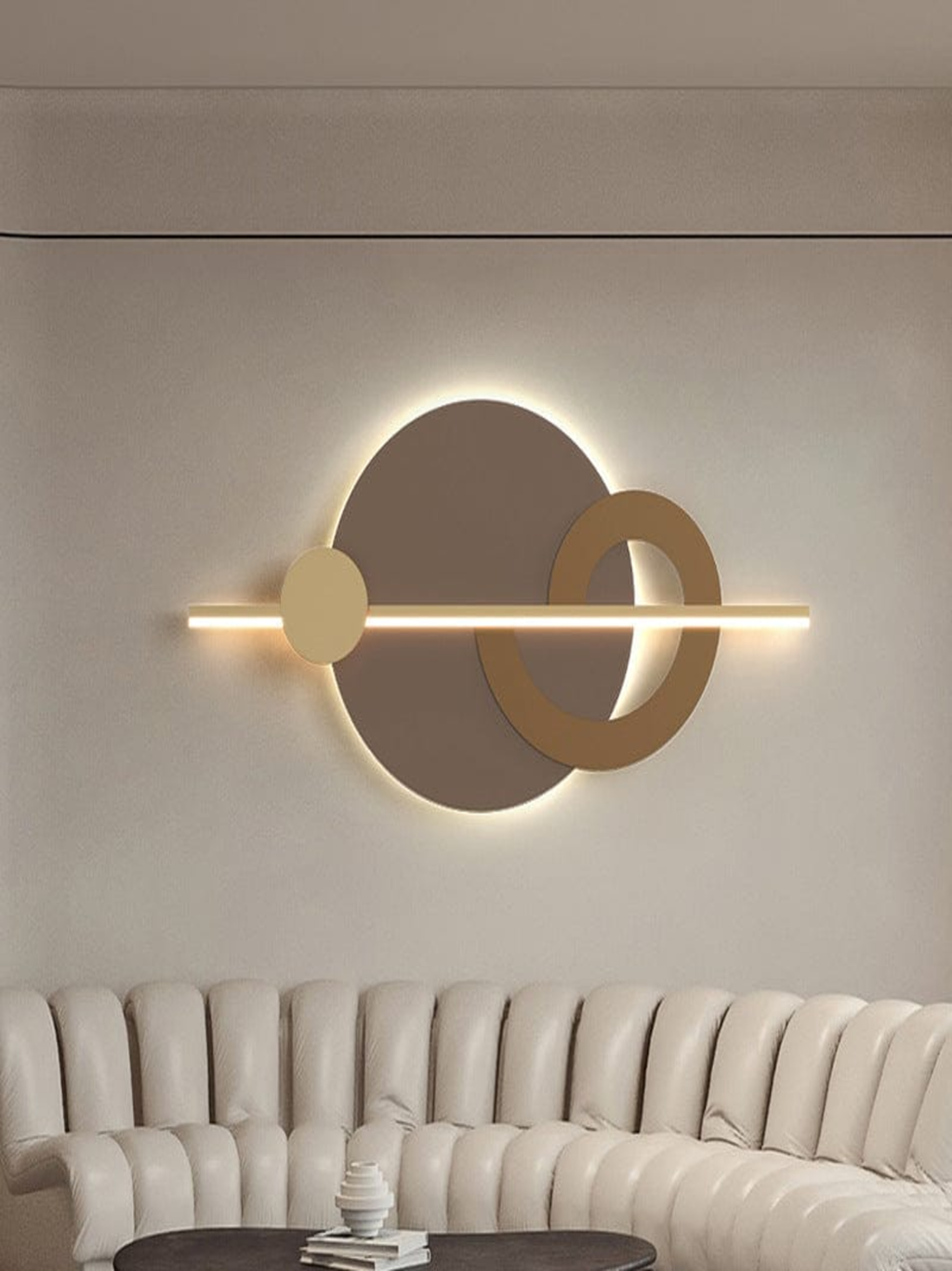 LED Metal Art Lumina Geometric Halo Arts
