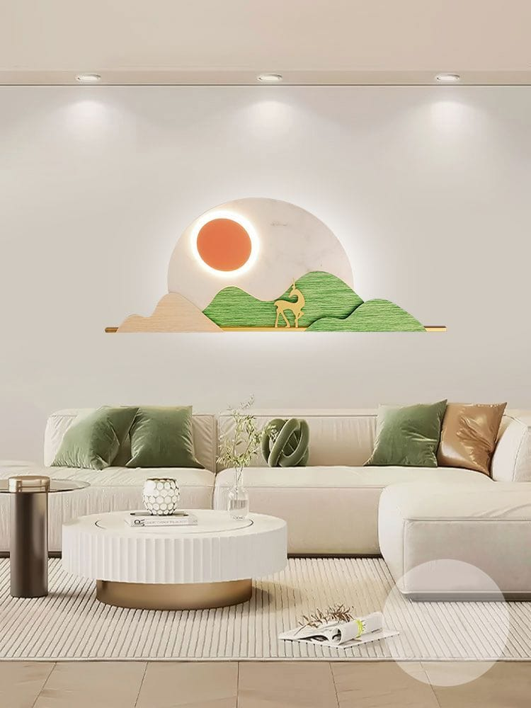 LED Metal Art Tranquil Horizon Illuminated Wall Art