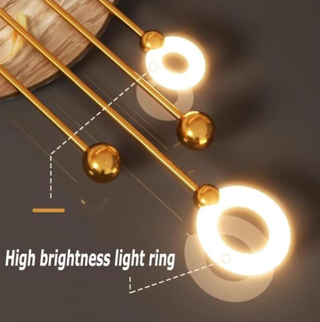 led crystal painting Enchanted Mountain Vista: LED Crystal Wall Art with Waterfall & Deer (3D Relief)