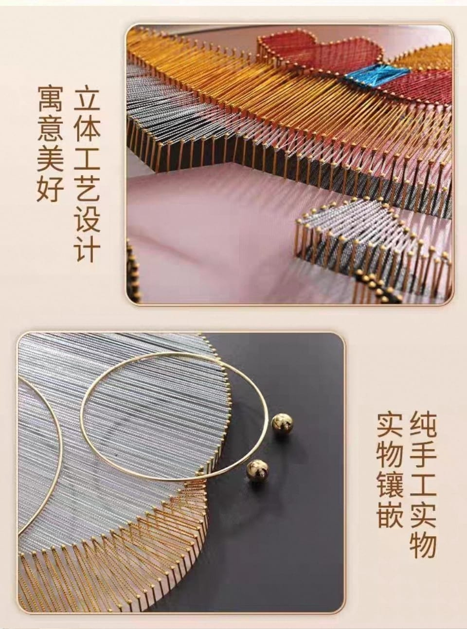 Shadow Box Paintings Chic Elegance & Abstract Forms 3D Shadow Box Wall Art Set