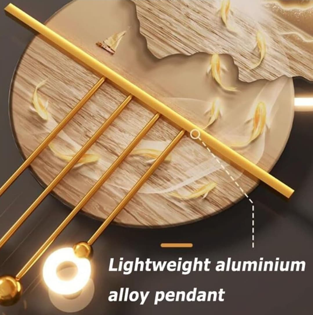 led crystal painting Enchanted Mountain Vista: LED Crystal Wall Art with Waterfall & Deer (3D Relief)