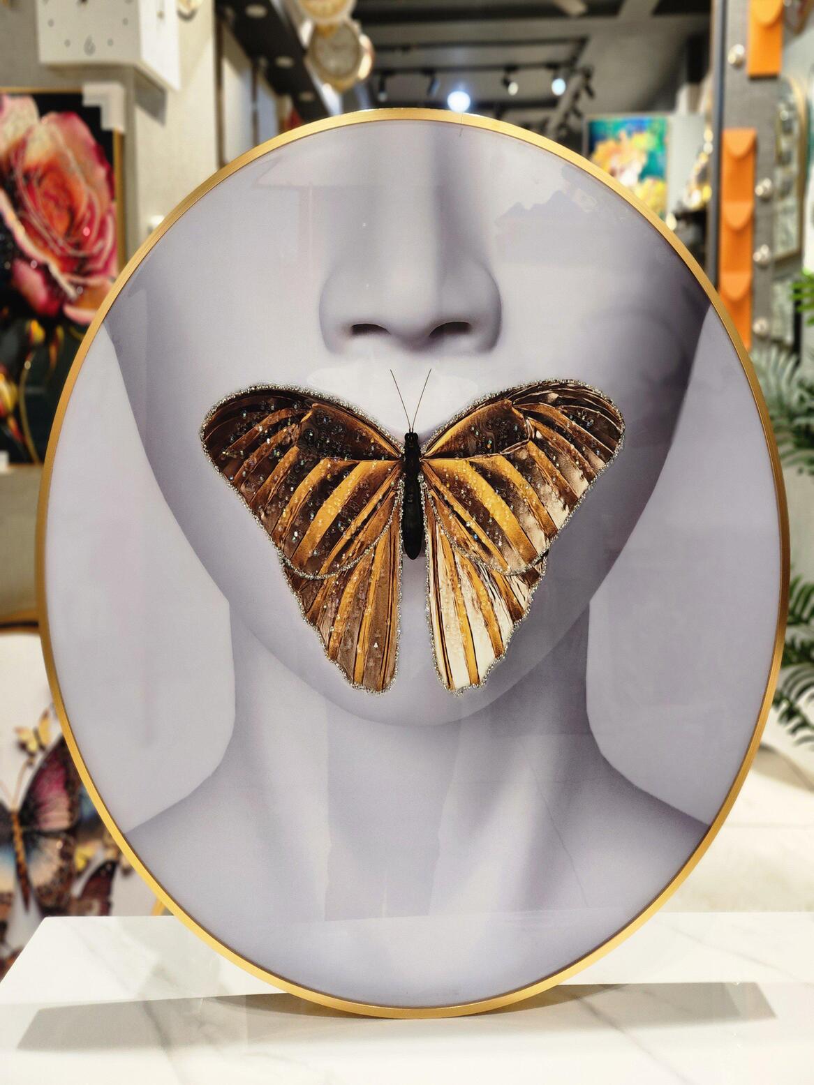 Crystal Paintings Butterfly Hush Crystal Paintings