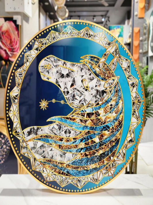 Crystal Paintings Dazzling Crystal Faceted Unicorn Paintings