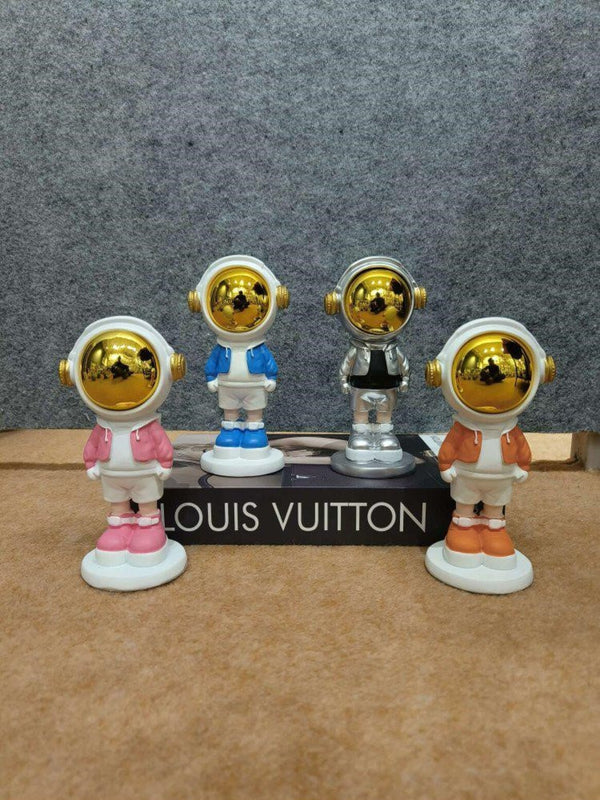 Artifacts Stylish Astronaut Figurine Set - Modern Space Decor Collection