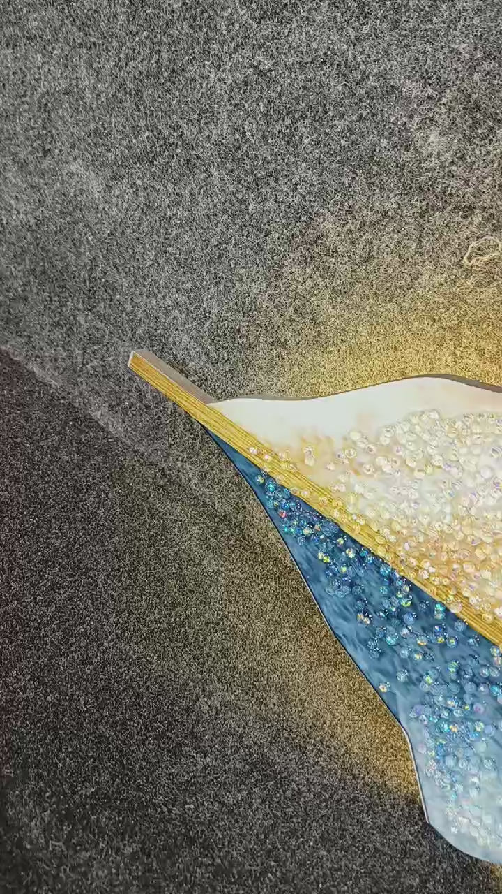 LED Crystal Paintings 3d Modern Crystal Wall Art For Wall Decor With LED Light