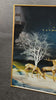 Modern Crystal Painting Set with Metal Framing - Golden Frame, Crystal & Glass Work